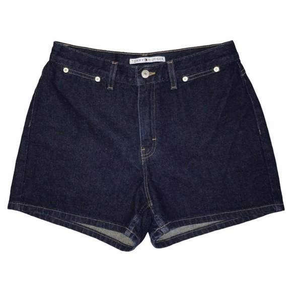 Tommy Hilfiger Dark Vintage 1999 High Mom Short 10 - Picture 1 of 5